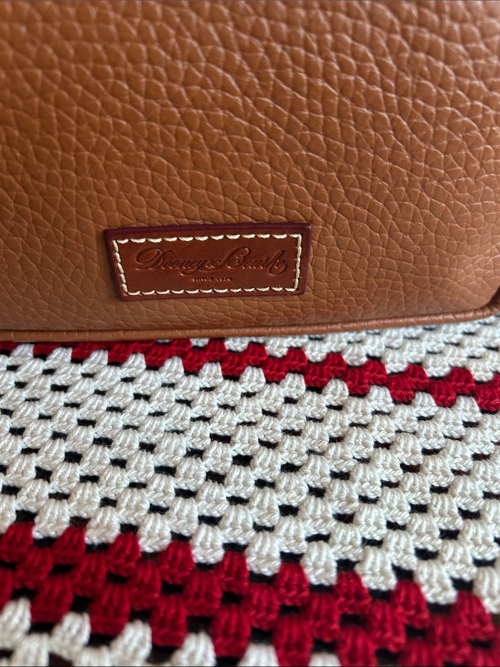 Dooney & Bourke Tan Pebble Leather Toiletry Kit - Picture 6 of 7